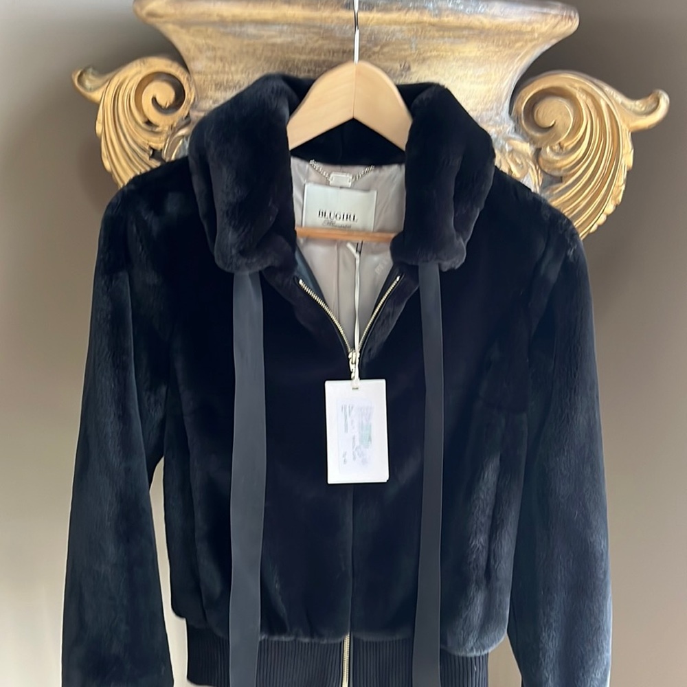 Brand new never worn Blugirl bomber coat.